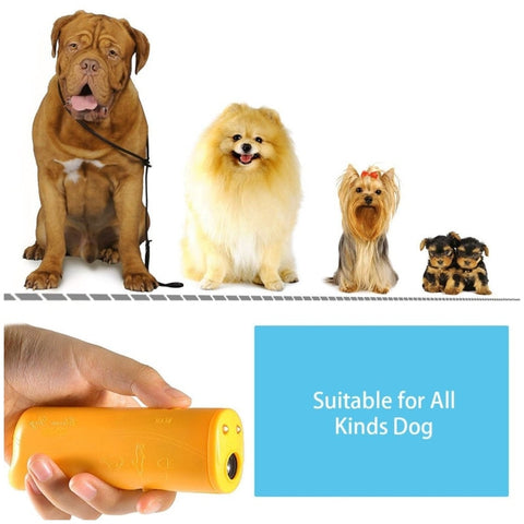 Image of 3-in-1 pet training device_Anti Barking