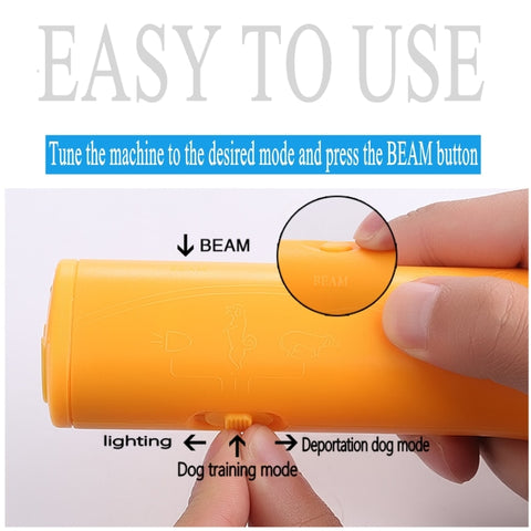 Image of 3-in-1 pet training device_Anti Barking