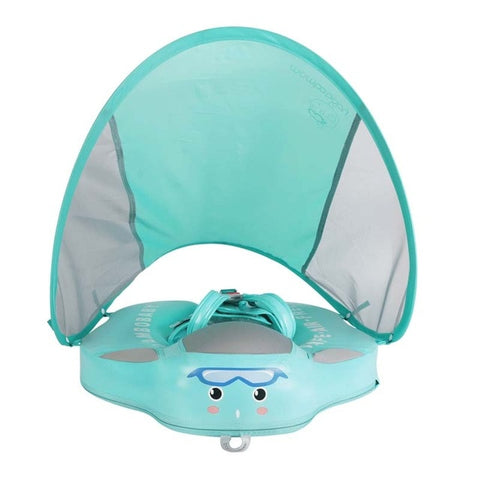 Image of Baby Swim Ring Float With Canopy